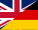 Country flags for switching German / English
